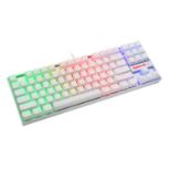 REDRAGON K552 KUMARA RGB GAMING MEHANSKA ŽIČNA TIPKOVNICA BELA - RDEČA STIKALA