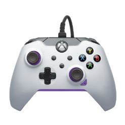 PDP XBOX ŽIČNI KONTROLER WHITE - KINETIC (PURPLE)