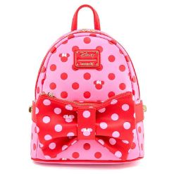 LOUNGEFLY MINNIE MOUSE DOTS AOP BOW FANNY PACK MINI NAHRBTNIK