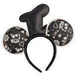 LOUNGEFLY DISNEY STEAMBOAT WILLIE APPLIQUE HAT ROPE PIPING EARS TRAK ZA LASE