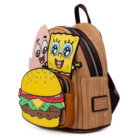 LOUNGEFLY SPONGEBOB CRABBY PATTY GROUP MINI NAHRBTNIK