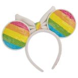 LOUNGEFLY DISNEY SEQUIN RAINBOW MINNIE EARS NAGLAVNI TRAK