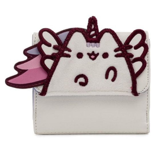 LOUNGEFLY PUSHEEN UNICORN PLUSH FLAP ZIP DENARNICA