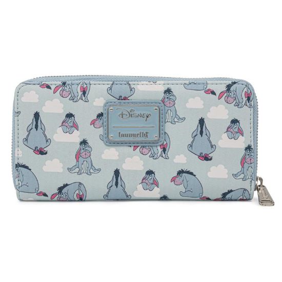 LOUNGEFLY DISNEY EEYORE AOP ZIP AROUND DENARNICA