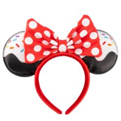 LOUNGEFLY DISNEY MINNIE SWEETS SPRINKLE EARS TRAK ZA LASE