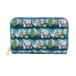 LOUNGEFLY DISNEY ROBIN HOOD SHERWOOD AOP ZIP AROUND DENARNICA