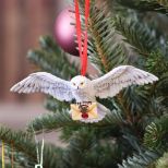 NEMESIS NOW HARRY POTTER HEDWIG HANGING ORNAMENT 13CM OKRASEK