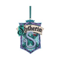 NEMESIS NOW HARRY POTTER SLYTHERIN CREST HANGING okrasek 8CM