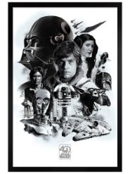 Pyramid STAR WARS 40TH ANNIVERSARY (MONTAGE) MAXI plakat