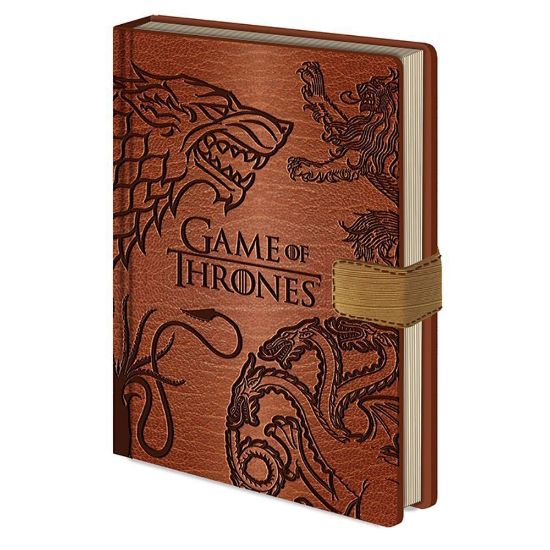 GAME OF THRONES (SIGILS) A5 PREMIUM BELEŽNICA PYRAMID