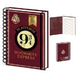 PYRAMID HARRY POTTER  (PLATFORM 9 3/4) A5 WIRO NOTEBOOK BELEŽNICA