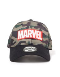 DIFUZED MARVEL - CAMOUFLAGE LOGO ADJUSTABLE CAP