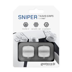 GIOTECK THUMB GRIPS SNIPER za PS5 - bele barve