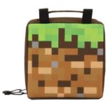 JINX MINECRAFT DIRT BLOCK LUNCH BOX GREEN/BROWN