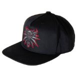 JINX THE WITCHER 3 BLACK WOLF SNAPBACK HAT BLACK