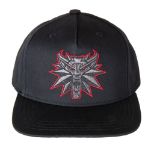 JINX THE WITCHER 3 BLACK WOLF SNAPBACK HAT BLACK