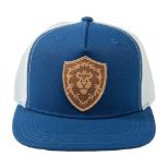 JINX WORLD OF WARCRAFT ALLIANCE LEATHER EMBLEM SNAPBACK HAT