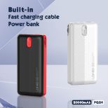 LDNIO POWER BANK 20000mAh 22,5W 5V 3A 1 PORT (1A) + 2 CABLE (1C1L) PQ24