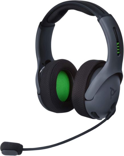 Brezžične slušalke PDP LVL50 Chat Headset za XBOX One sive barve