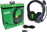 Brezžične slušalke PDP LVL50 Chat Headset za XBOX One sive barve