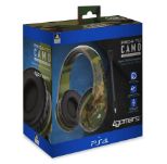 4GAMERS PRO4-70 PS4 STEREO GAMING SLUŠALKE WOODLAND 