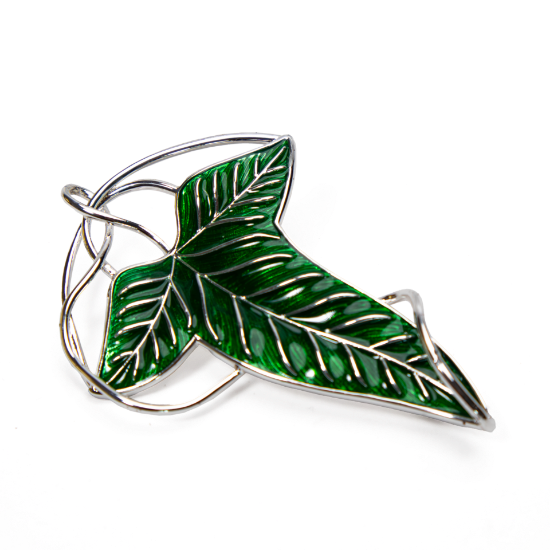 NOBLE COLLECTION - LORD OF THE RING - J - ELVEN LEAF BROOCH COSTUME