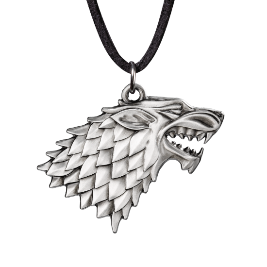 NOBLE COLLECTION - GAME OF THRONES - J - STARK PENDANT / COSTUME