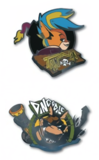 MERCHANDISE CRASH BANDICOOT 2020 1.3 znački