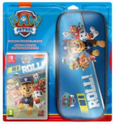 PAW PATROL: ON A ROLL GAME + ETUI SWITCH