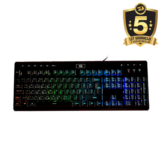 REDRAGON ADITYA K513-RGB ŽIČNA MEMBRANSKA TIPKOVNICA S ŠUMNIKI