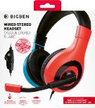 BIGBEN NINTENDO SWITCH HEADSET RED/BLUE