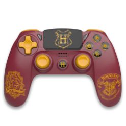 OFFICIAL HARRY POTTER - BREZŽIČNI PS4 KONTROLER - GRYFFINDOR - RDEČE BARVE