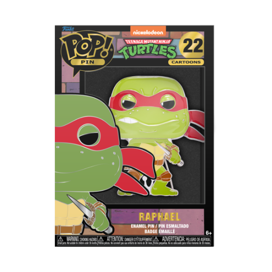 FUNKO POP PIN: TEENAGE MUTANT NINJA TURTLES - RAPHAEL