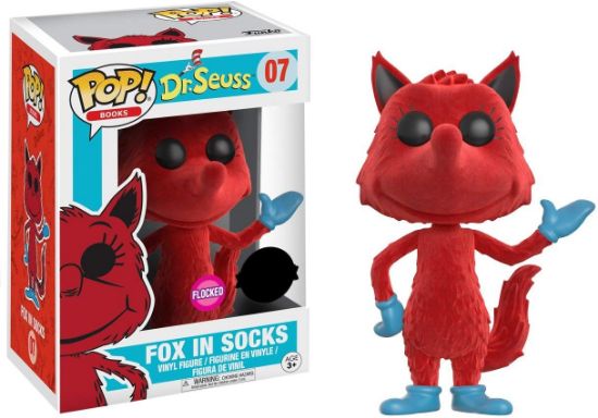 FUNKO POP! DR SEUSS - FOX IN SOCKS FLOCKED