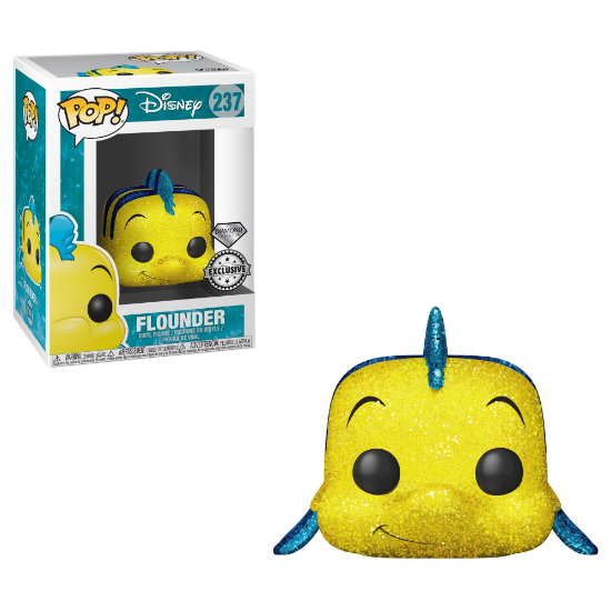 FUNKO POP DISNEY: THE LITTLE MERMAID - FLOUNDER (DIAMOND GLITTER)