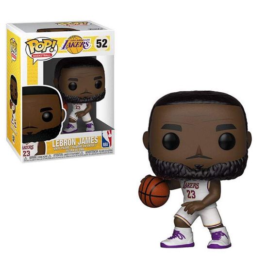 FUNKO POP NBA: LA LAKERS - LEBRON JAMES (WHITE UNIFORM)