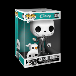 FUNKO POP DISNEY: NIGHTMARE BEFORE CHRISTMAS - 10" JACK W/ZERO