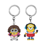 FUNKO POCKET POP KEYCHAIN Minions 70s Bob and roller skating Stuart set dveh obeskov