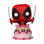 FUNKO POP: MARVEL - DEADPOOL 30TH - DEADPOOL IN CAKE