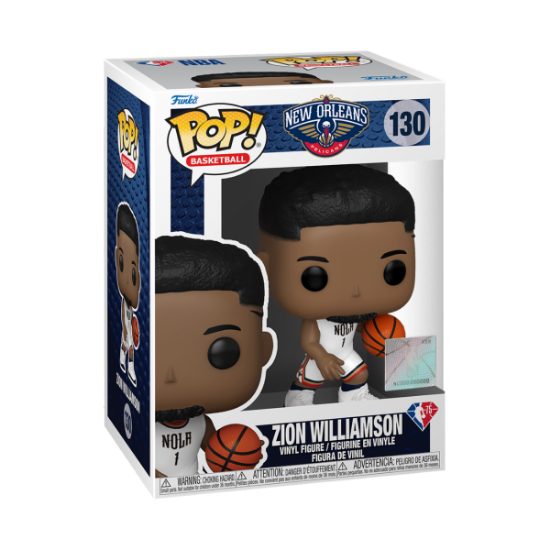 FUNKO POP NBA: PELICANS- ZION WILLIAMSON (BLUE JERSEY)