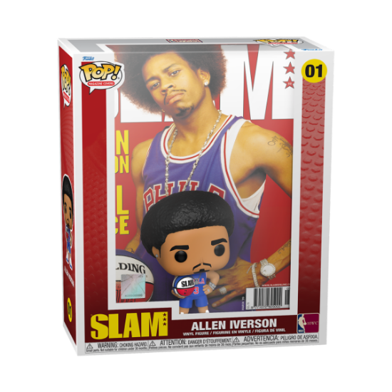 FUNKO POP NBA COVER: SLAM - ALLEN IVERSON