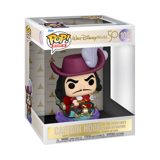 FUNKO POP RIDES: DISNEY - HOOK ON PETER PAN FLIGHT