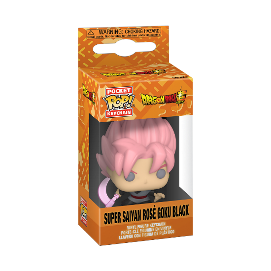 FUNKO POCKET POP KEYCHAIN Dragon Ball Super super Saiyan Goku black obesek