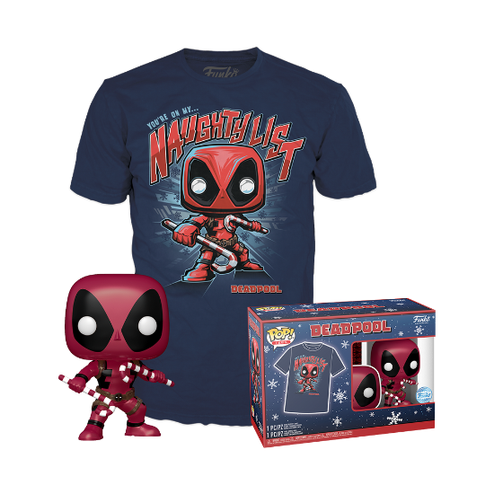 FUNKO POP & TEE: MARVEL - DEADPOOL HLD