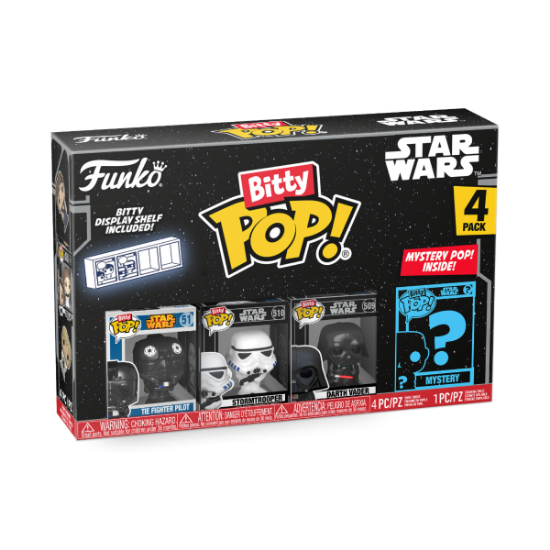 FUNKO BITTY POP: STAR WARS - DARTH VADER 4PK