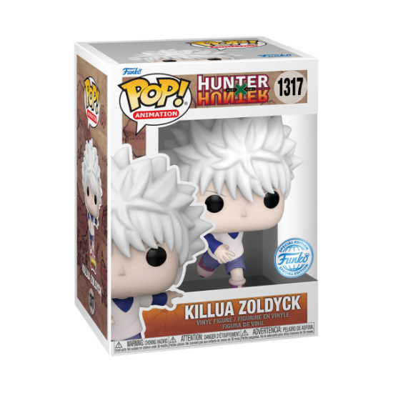 FUNKO POP ANIMATION: HUNTER X HUNTER - KILLUA W/SKATEBOARD (SP)