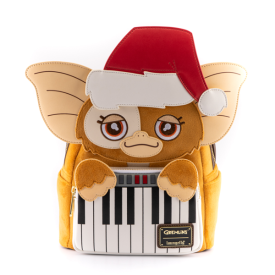 LOUNGEFLY GREMLINS GIZMO HOLIDAY COSPLAY W REMOVABLE HAT MINI NAHRBTNIK