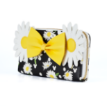 LOUNGEFLY DISNEY MINNIE MOUSE DAISIES ZIP AROUND DENARNICA