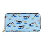 LOUNGEFLY LOONEY TUNEST TWEETY & SYLVESTER AOP ZIP DENARNICA