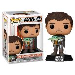 FUNKO POP: STAR WARS - MANDALORIAN - MANDO HOLDING CHILD